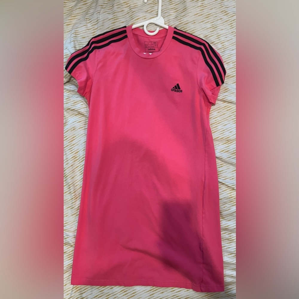 Adidas women’s  Bright Pink Short Sleeve dress